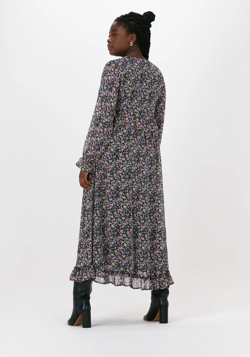 moves robe maxi chifonella en violet